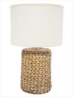 47CMH RULIS WOVEN RATTAN LOOK LAMP