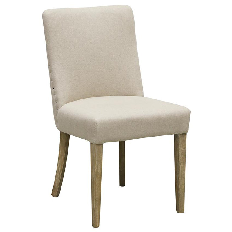 Bastide Chair in Linen with Oak Legs